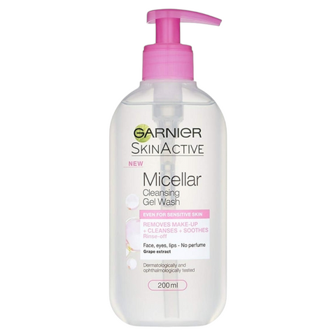 Garnier Micellar Cleansing Gel Wash 200ml Sensitive Skin
