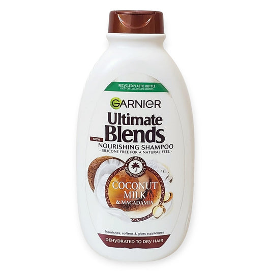 Garnier Ultimate Blends Coconut Milk & Macadamia Nourishing Shampoo,