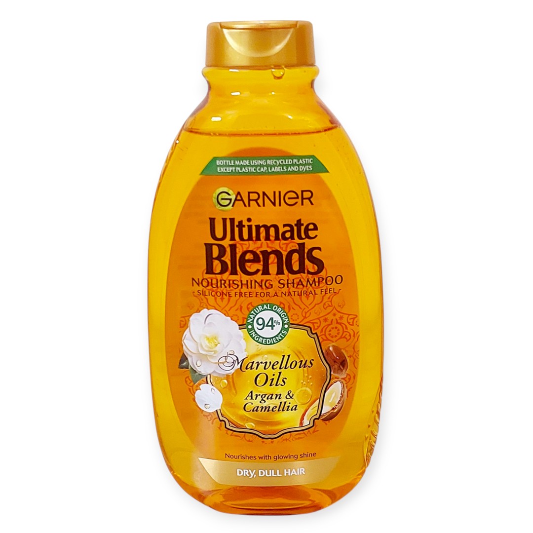 Garnier Ultimate Blends Marvellous Oils Argan & Camellia Nourishing Shampoo.