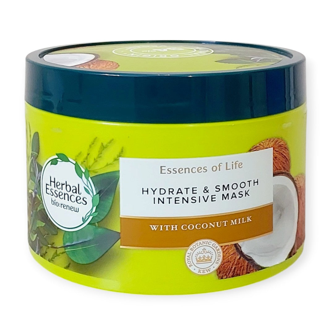 Herbal Essences Essences of Life Hydrate & Smooth Intensive Mask with Coconut Milk.