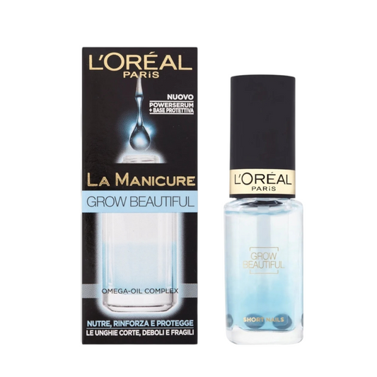 L'Oreal Paris La Manicure Grow Beautiful - 5 ml.Two-in-one technology power serum plus base coat