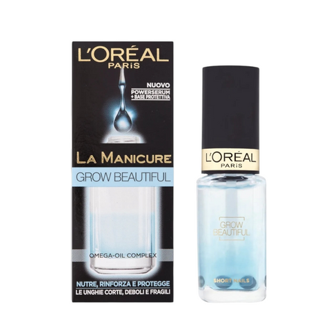 L'Oreal Paris La Manicure Grow Beautiful - 5 ml.Two-in-one technology power serum plus base coat