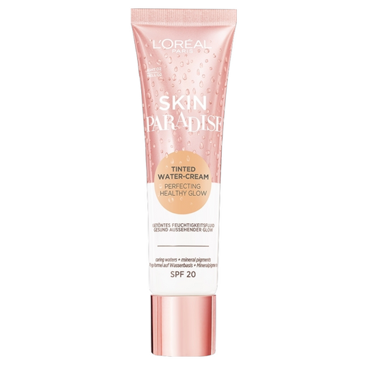 L'Oreal Paris Skin Paradise Tinted Moisturiser, Up to 24h hydration, SPF20, 02 Fair