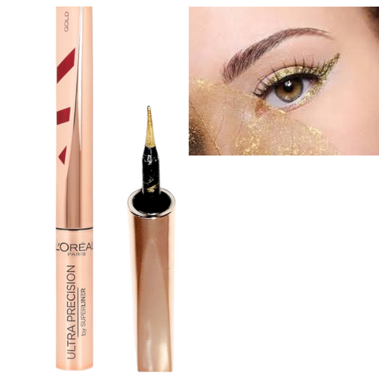 L'Oreal SuperLiner Ultra Precision Merry Metals Eyeliner - 03 Gold