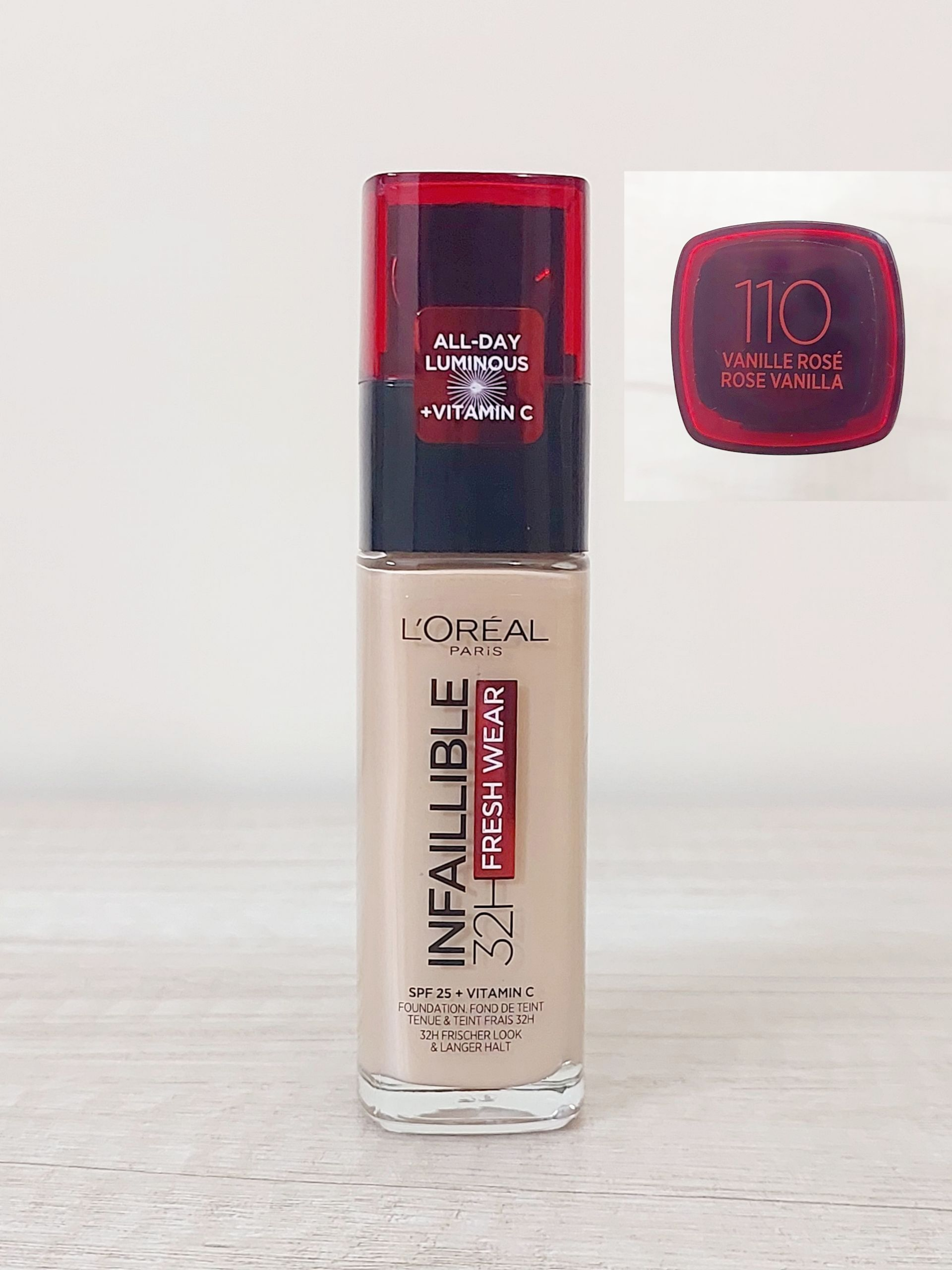 L'Oreal Paris Infallible- 32H Fresh Wear Foundation 110 Vanilla Rose