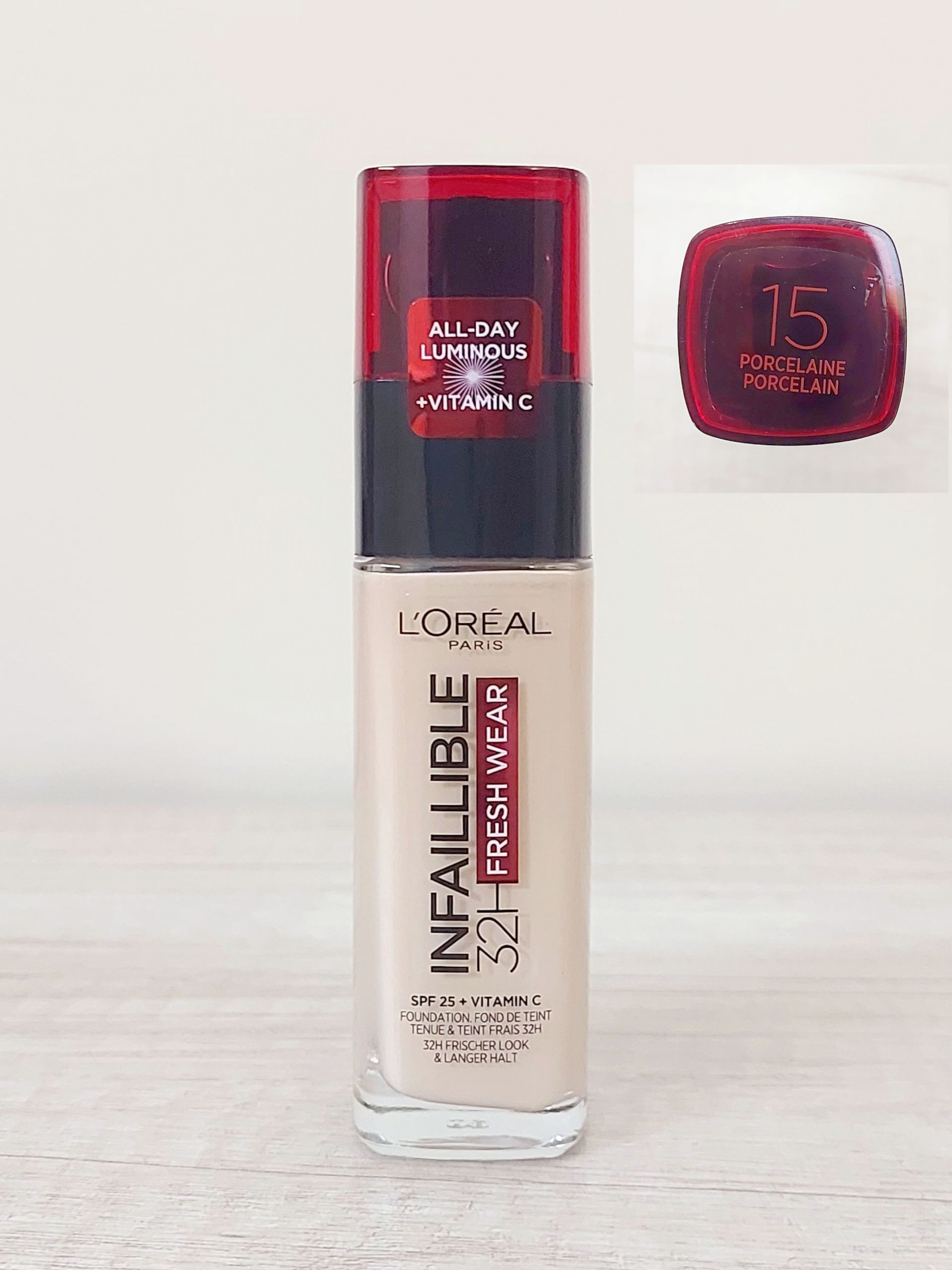L'Oreal Paris Infallible- 32H Fresh Wear Foundation 15 Porcelain