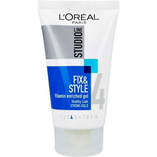 Loreal Studio Line 4 Fix & Style Strong Hold Hair Styling Gel 150ml