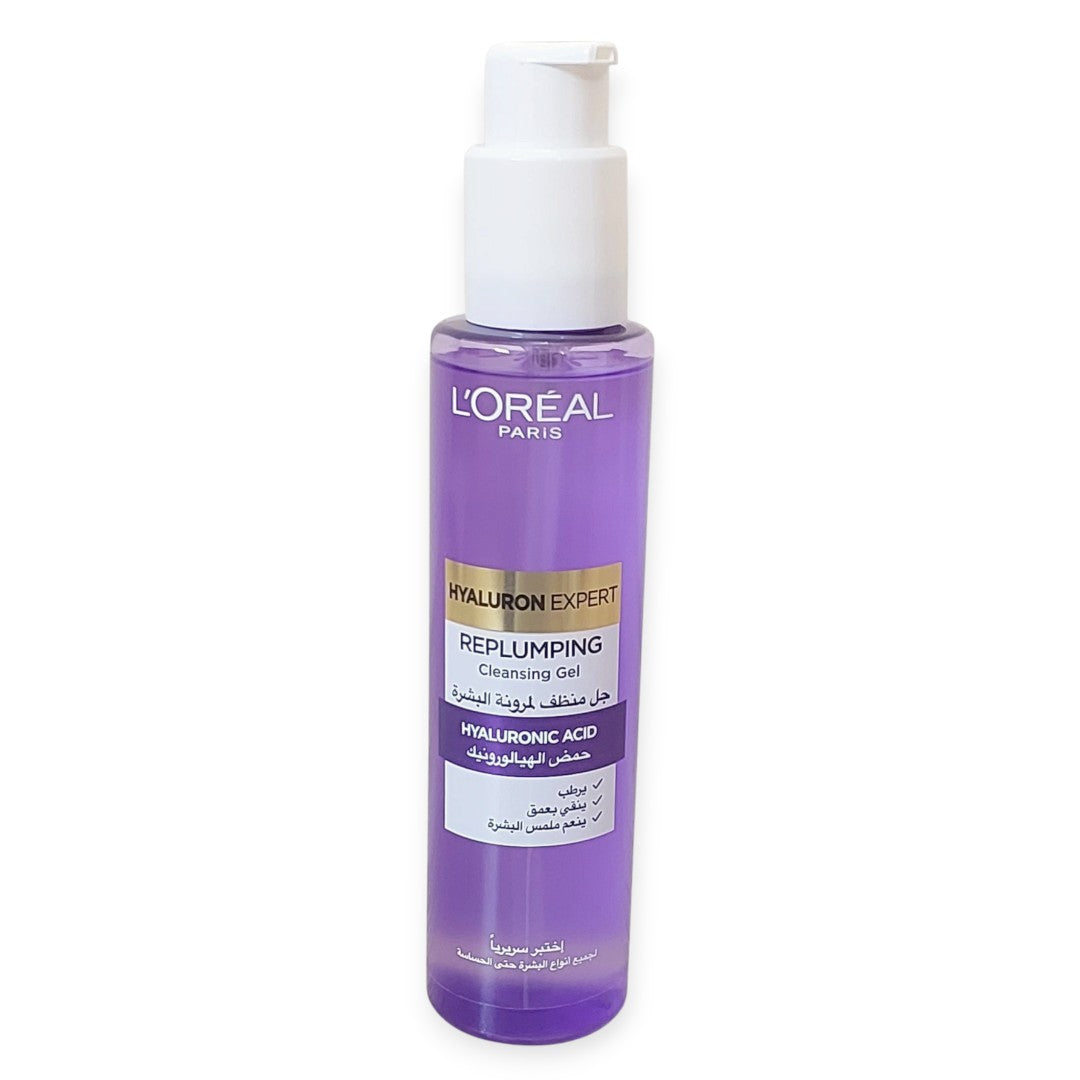 L'Oréal Paris Hyaluron Expert Replumping Cleansing Gel (150ml).