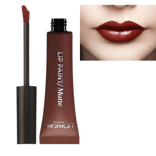 Loreal Paris Lip Paint Matte Liquid Lipstick 213 Stripped Brown