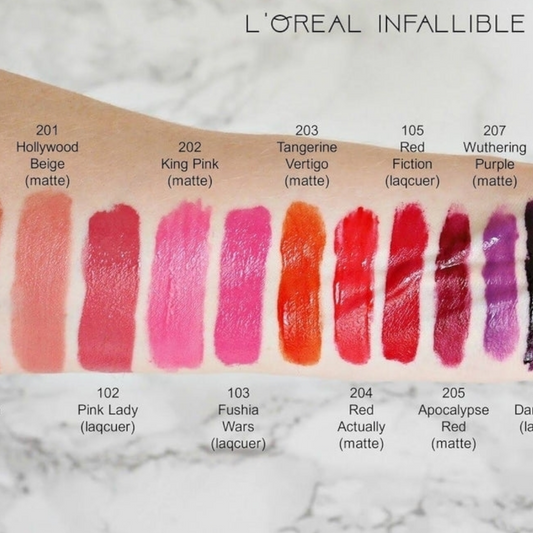 Loreal Paris Lip Paint Matte Liquid Lipstick 213 Stripped Brown