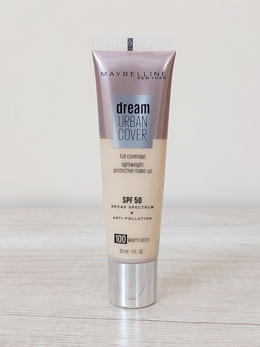 Maybelline Dream Urban Cover Foundation 100 Warm Ivory