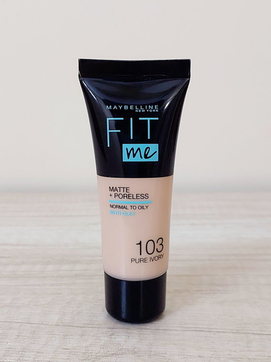 Maybelline Fit Me Foundation Matte & Poreless 103 Pure Ivory