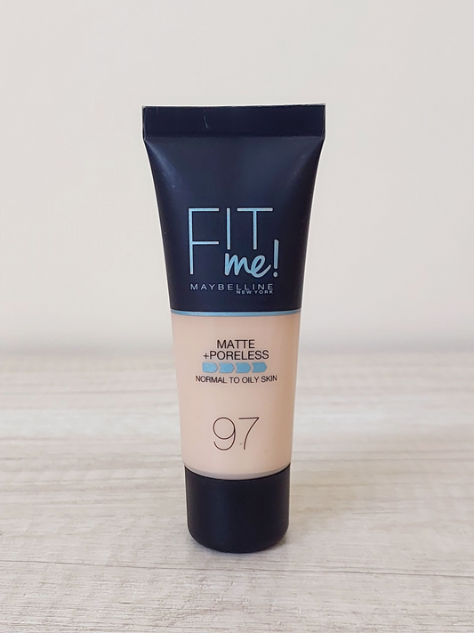 Maybelline Fit Me Foundation Matte & Poreless 97 NaturalPorcelain