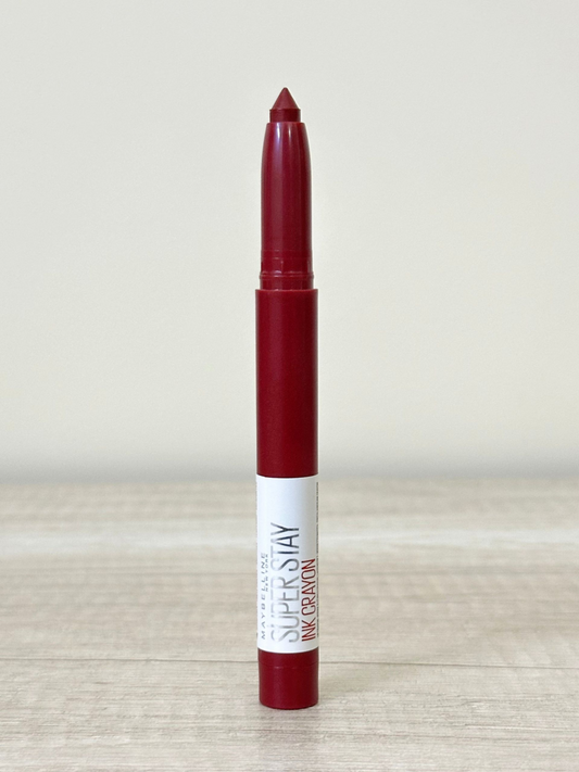 Maybelline SuperStay Ink Lip Crayon Lipstick 55 Make It Happen