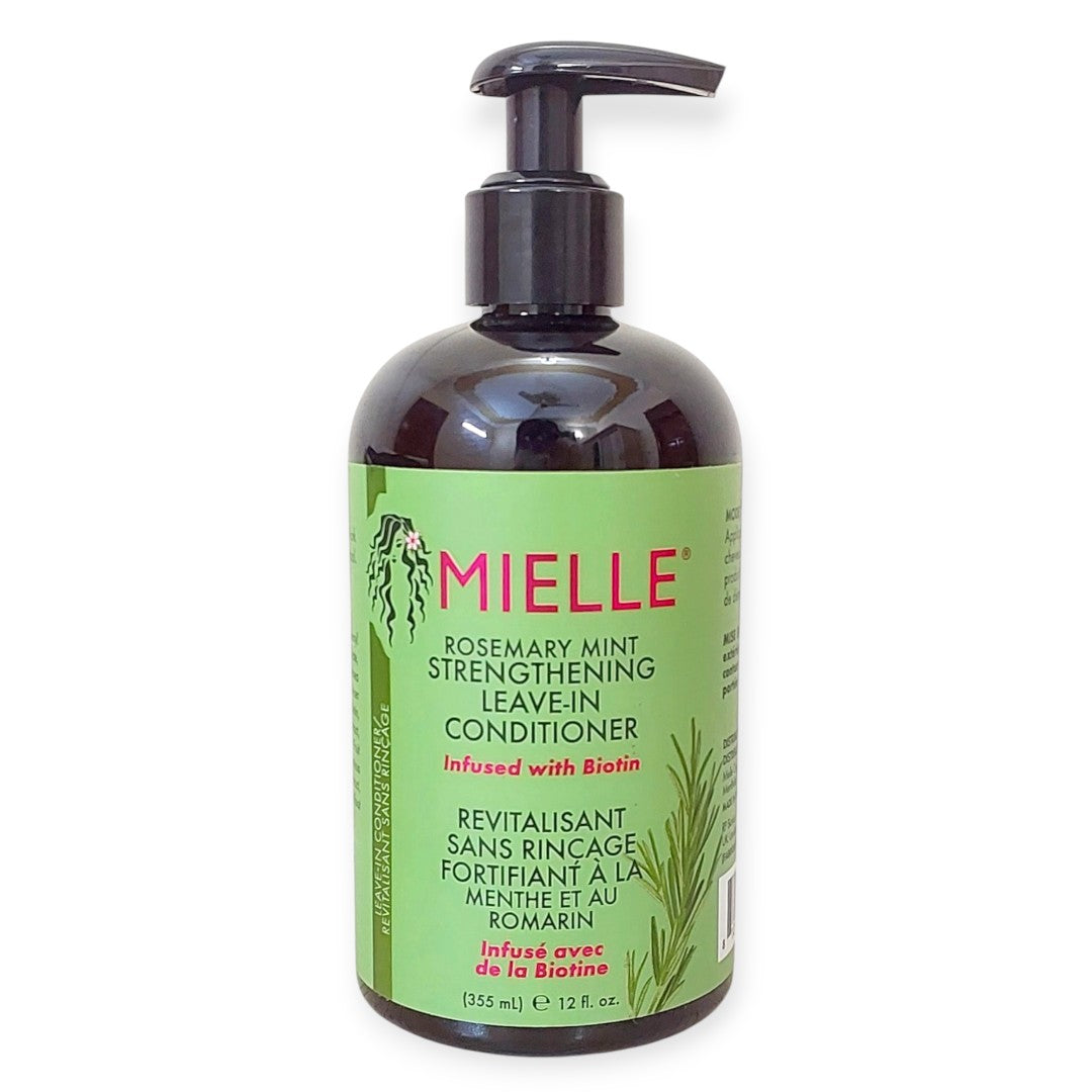 Mielle Organics Rosemary Mint Strengthening Leave-In Conditioner.