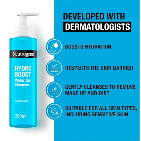 Neutrogena Hydro Boost Water Gel Cleanser 200ML