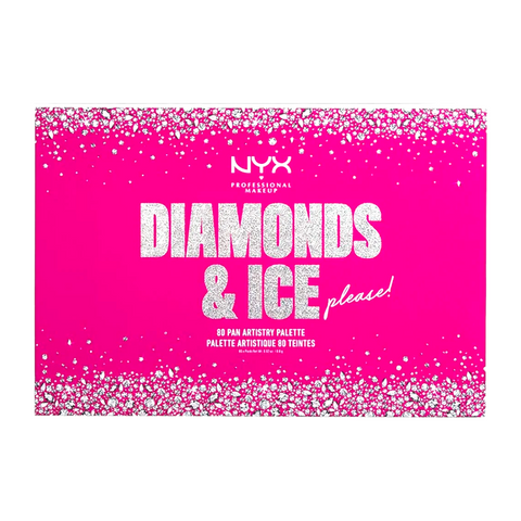 NYX PROFESSIONAL MAKEUP Gift Pack, Diamonds & Ice Ultimate 80 Pan Artistry Eyeshadow Palette