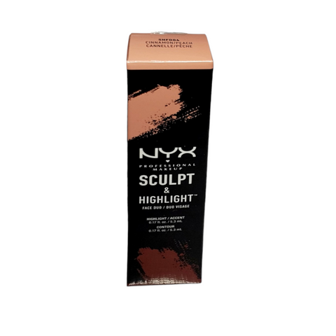 Nyx Professional Makeup Sculpt & Highlight Face Duo Stick - 04 Cinnamon/Peach