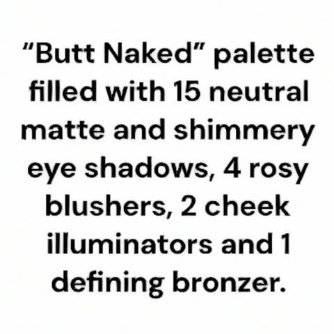 NYX Cosmetics Butt Naked Makeup Palette