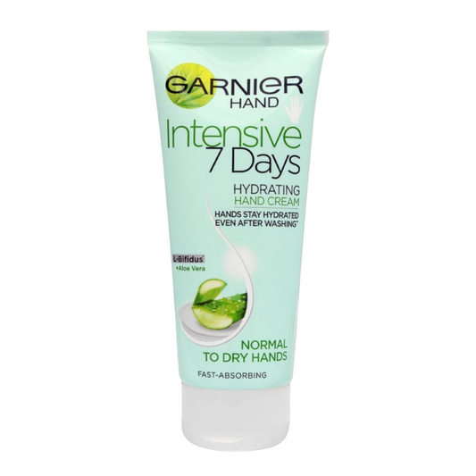 Garnier Hand Intensive 7 Days Hydrating Hand Cream Aloe Vera, Normal To Dry Hands, 100ml