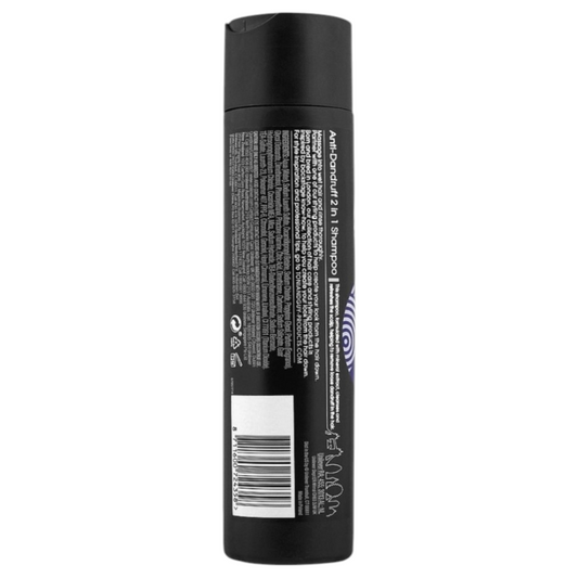 Toni & Guy Men Anti-Dandruff 2-In-1 Shampoo, For Normal & Greasy Hair With Mineral Extract, 250ml