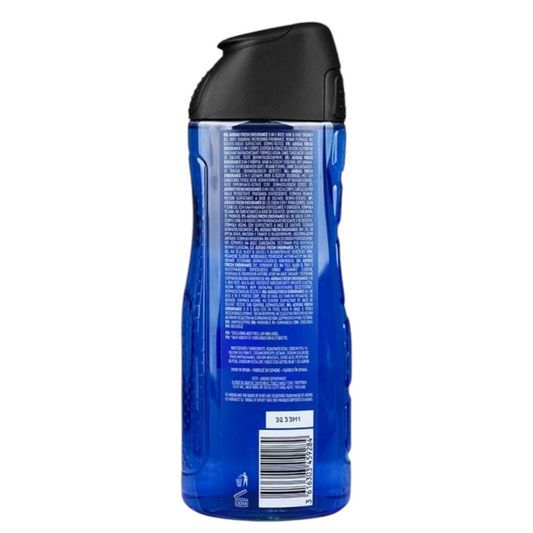 Adidas Fresh Endurance Refreshing Fragrance 3in1 Body, Hair & Face Shower Gel, 400ml