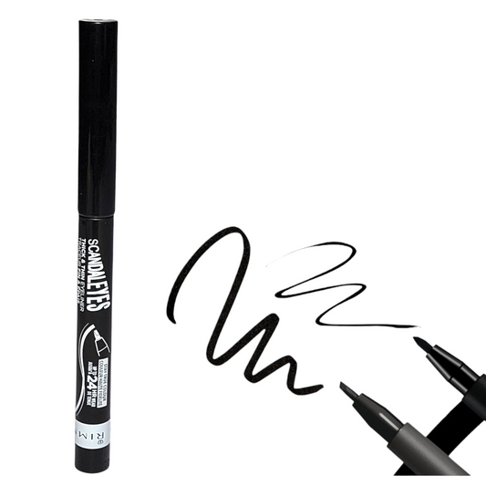 Rimmel London Scandaleyes Thick And Thin In One Eyeliner 24Hr Black