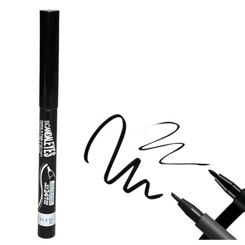 Rimmel London Scandaleyes Thick And Thin In One Eyeliner 24Hr Black