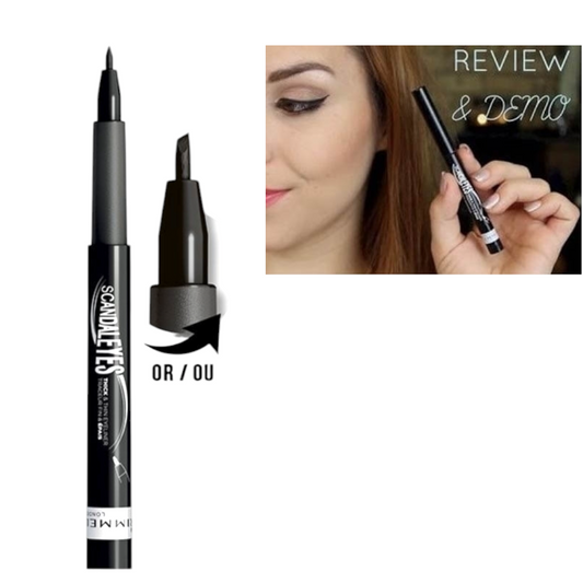 Rimmel London Scandaleyes Thick And Thin In One Eyeliner 24Hr Black