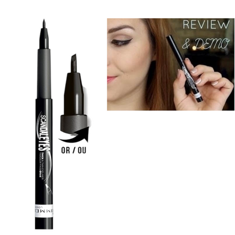 Rimmel London Scandaleyes Thick And Thin In One Eyeliner 24Hr Black