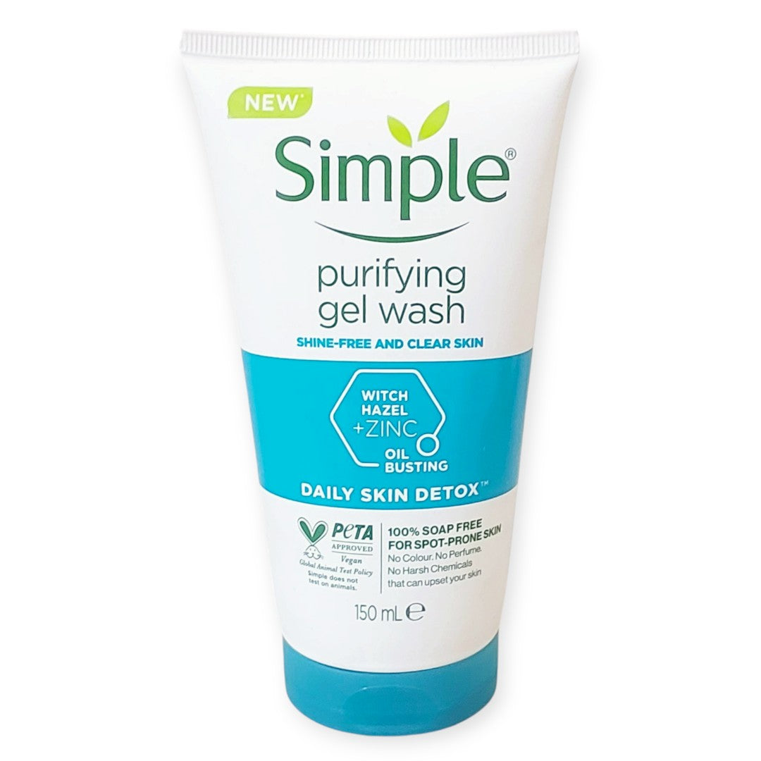 Simple Daily Skin Detox Purifying Gel Wash