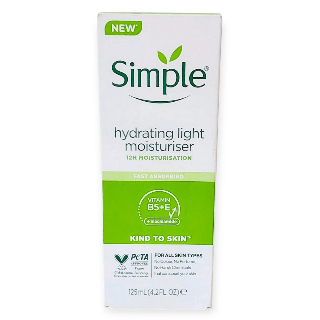 Simple Kind to Skin Hydrating Light Moisturiser (125ml), 