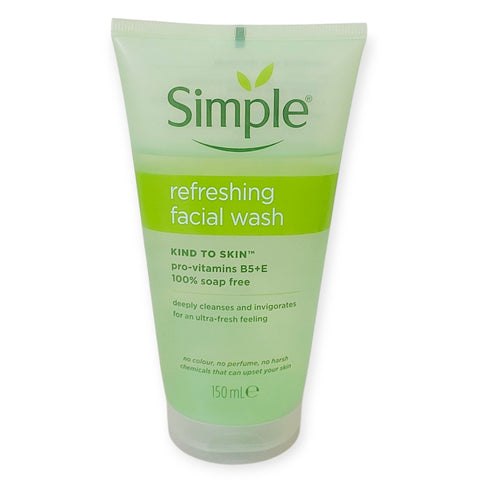 Simple Kind to Skin Refreshing Facial Wash Gel (150 ml).