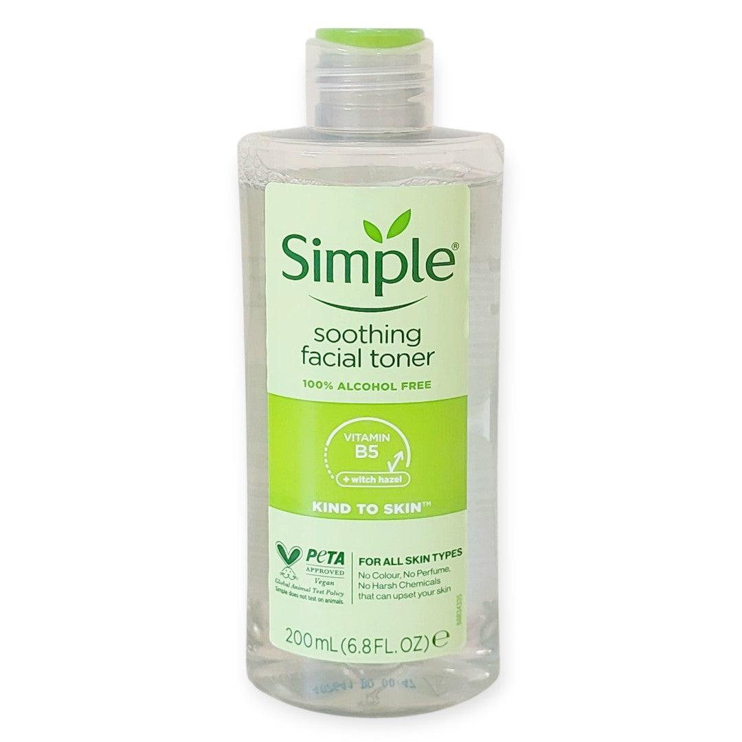 Simple Kind to Skin Soothing Facial Toner (200ml).