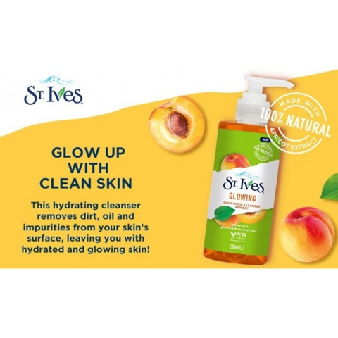 St Ives Glowing Daily Facial Cleanser Apricot 200ml