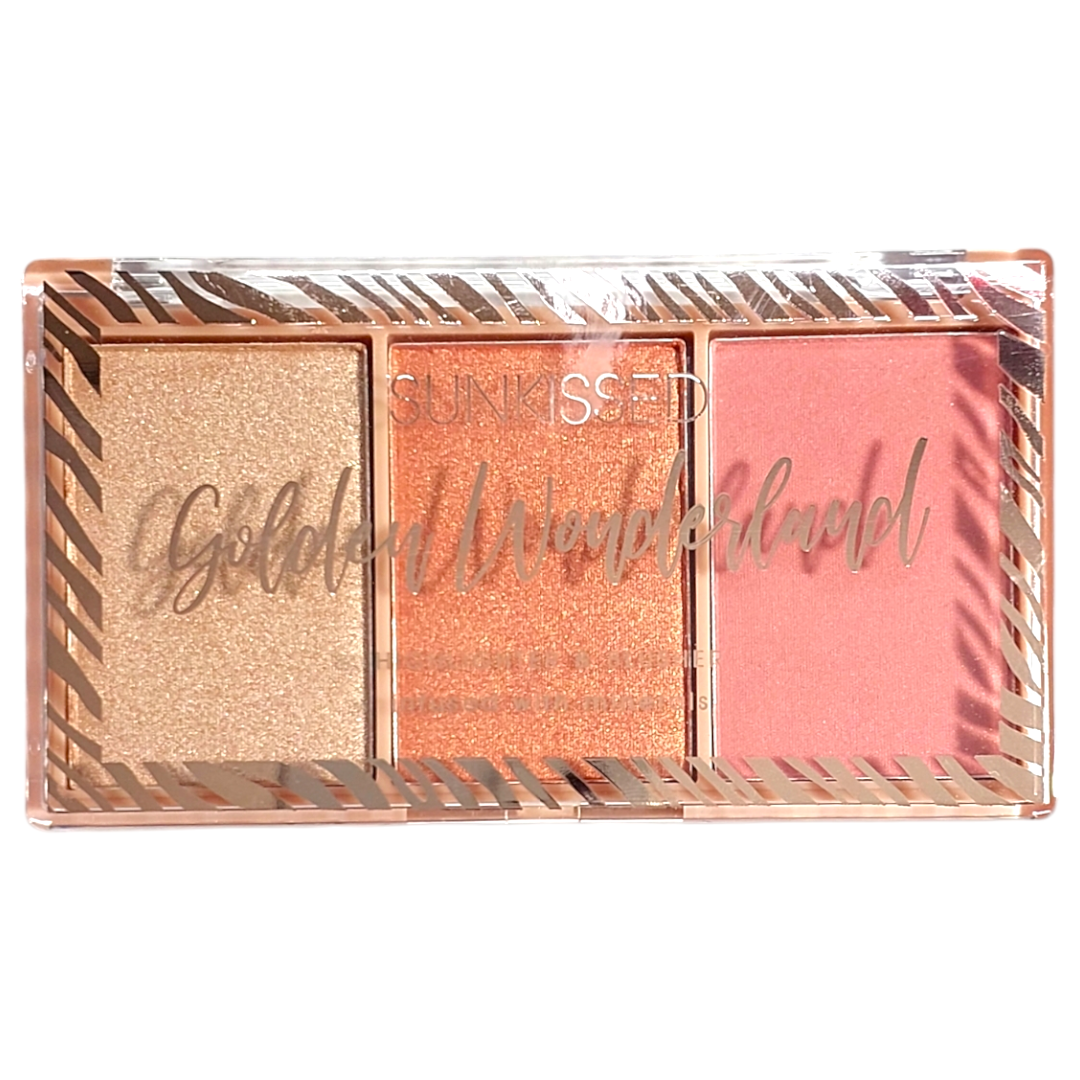 Sunkissed Golden Wonderland Blush And Highlighter Palette