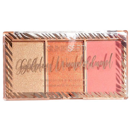 Sunkissed Golden Wonderland Blush And Highlighter Palette