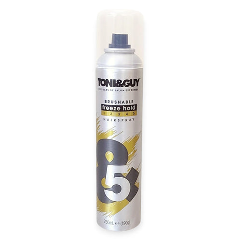 Toni & Guy Brushable Freeze Hold Hair Spray (Level 5, 250ml)