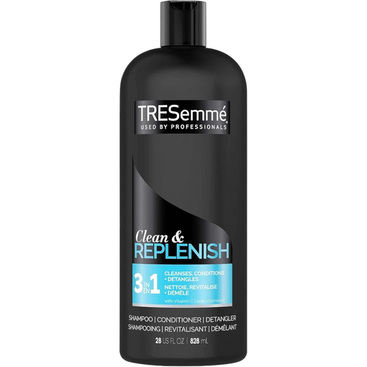 Tresemme Cleanse & Replenish 3in1 Shampoo And Conditioner 828ml