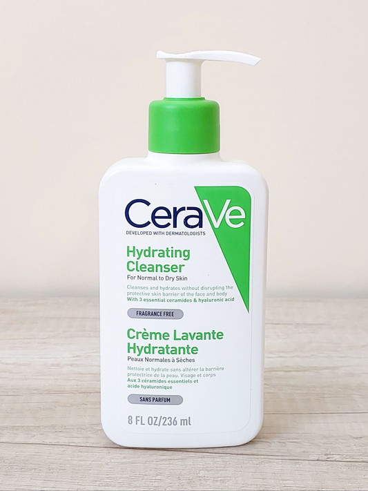 Cerave Hydrating Facial Cleanser For Normal To Dry Skin