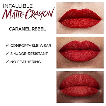 Loreal Infallible Matte Lip Crayon 506 Caramel Rebel