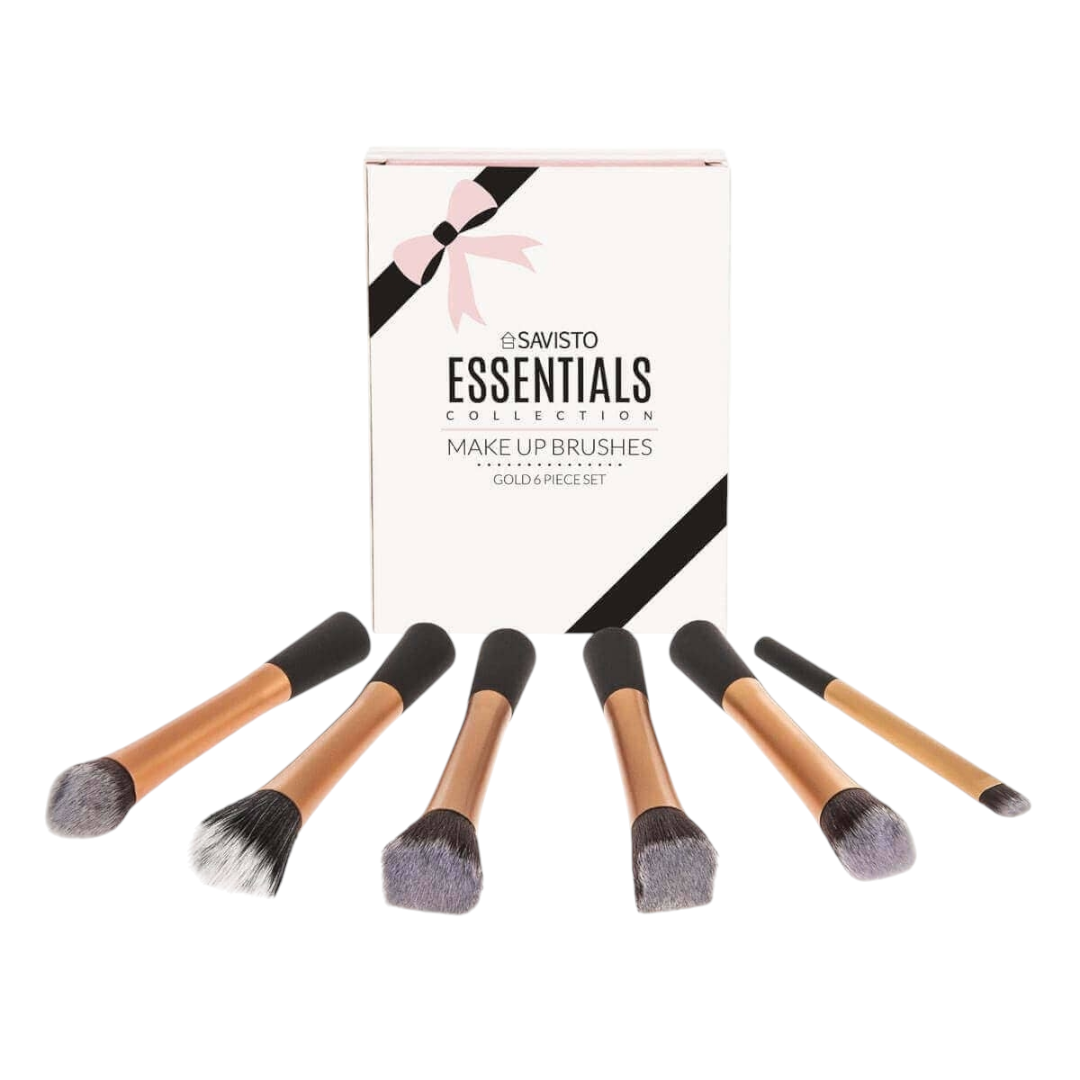 Savisto Essentials Uk Makeup Brushes Set 6 Brushes