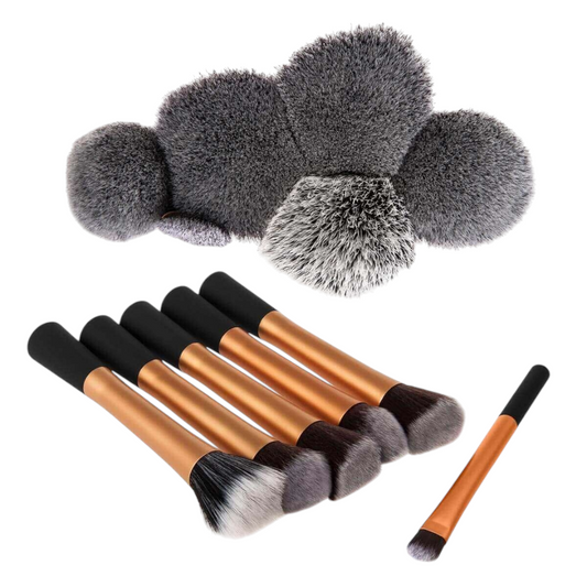 Savisto Essentials Uk Makeup Brushes Set 6 Brushes